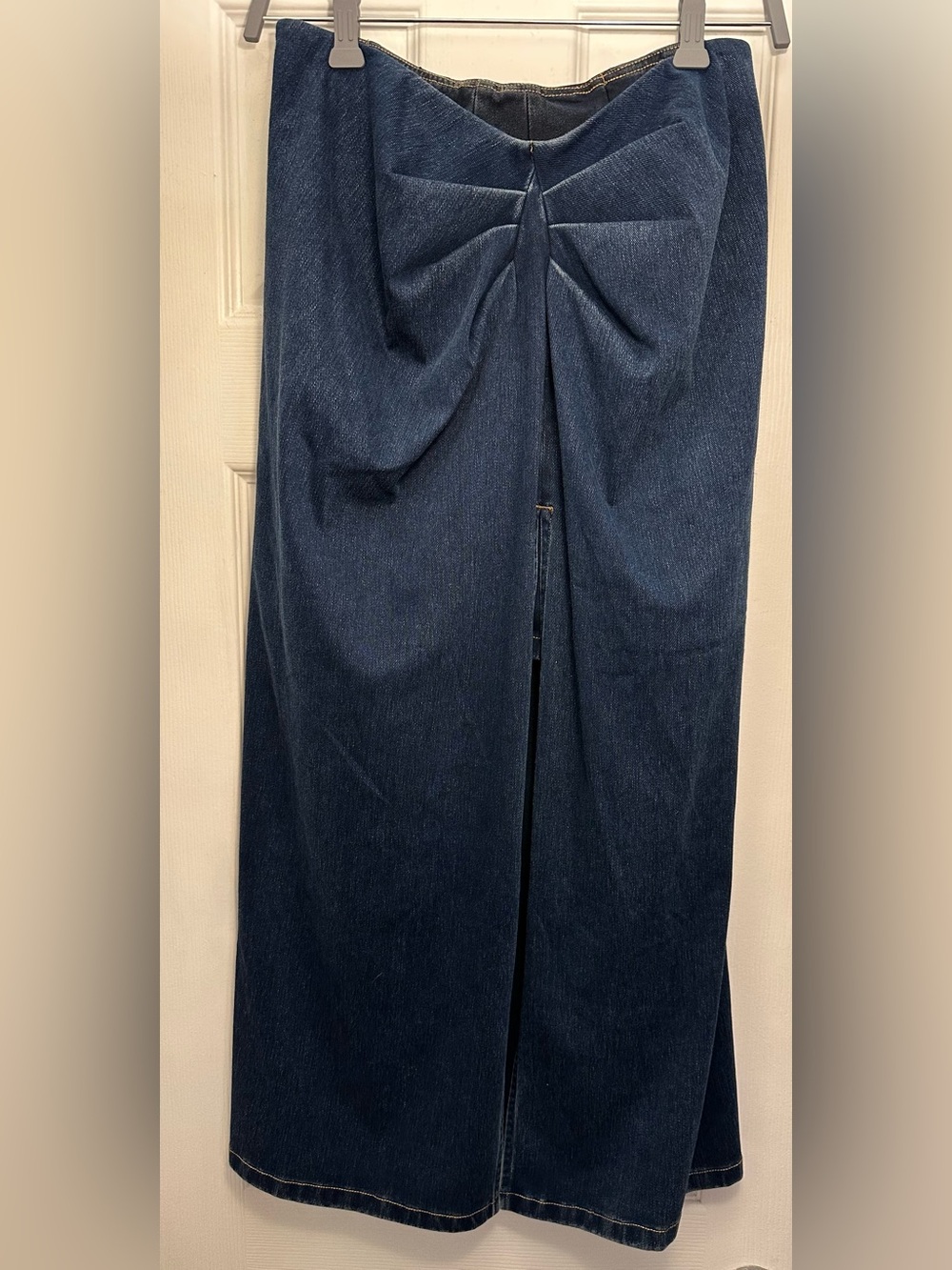👖🩶🔥 RARE NWT Halara Midi Skirt With Front Slit & Inner Mini Skirt, Medium